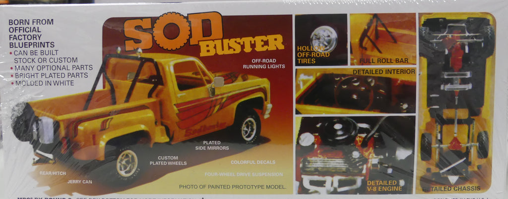 MPC 1981 CHEVY STEPSIDE PICKUP SOD BUSTER 1:25 SCALE MODEL KIT