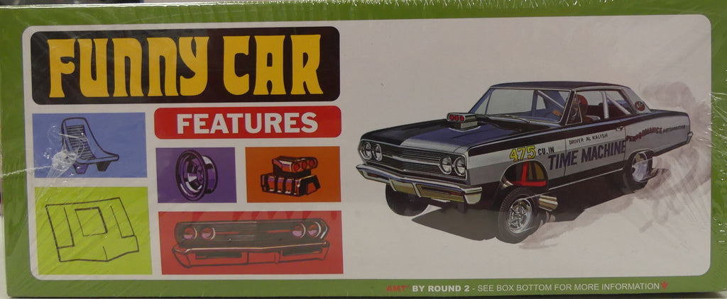 AMT 1965 CHEVY CHEVELLE AWB “TIME MACHINE” 1:25 SCALE MODEL KIT