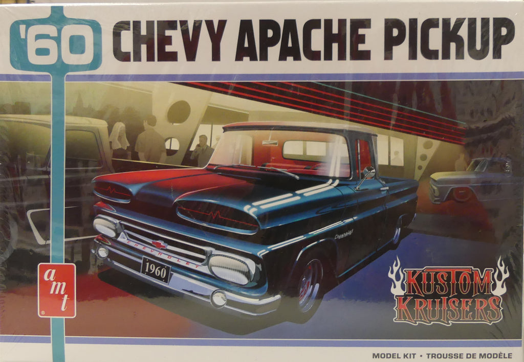 AMT 1960 Chevy Apache Pickup Street Machine 1:25 Scale Model Kit