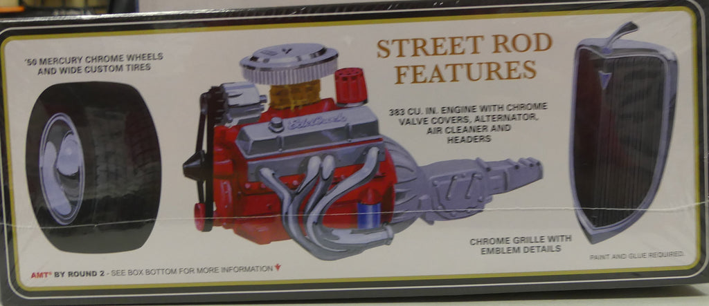 AMT 1934 FORD 5-WINDOW COUPE STREET ROD 1:25 SCALE MODEL KIT