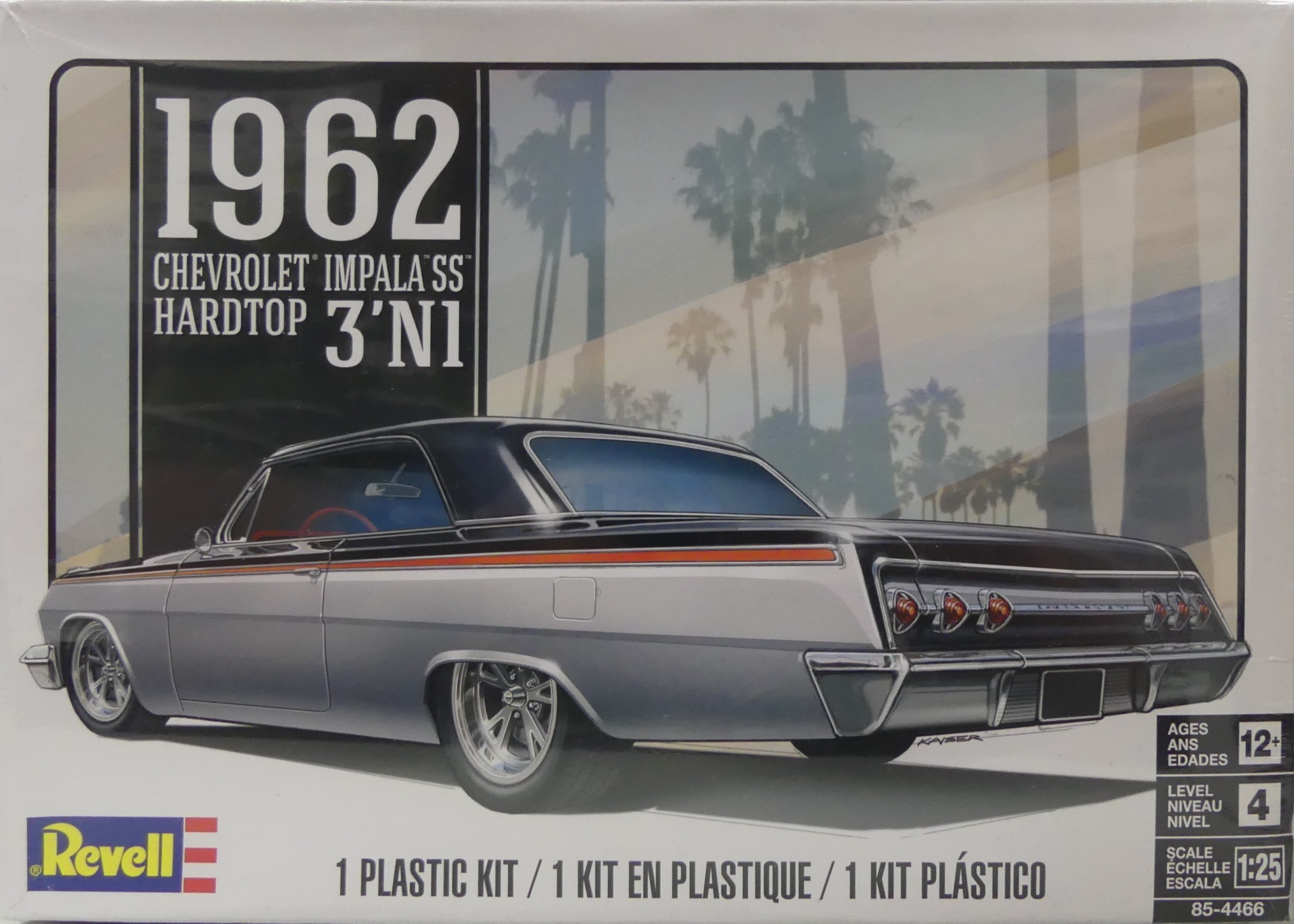Revell 1962 Chevy Impala Hardtop 1/25