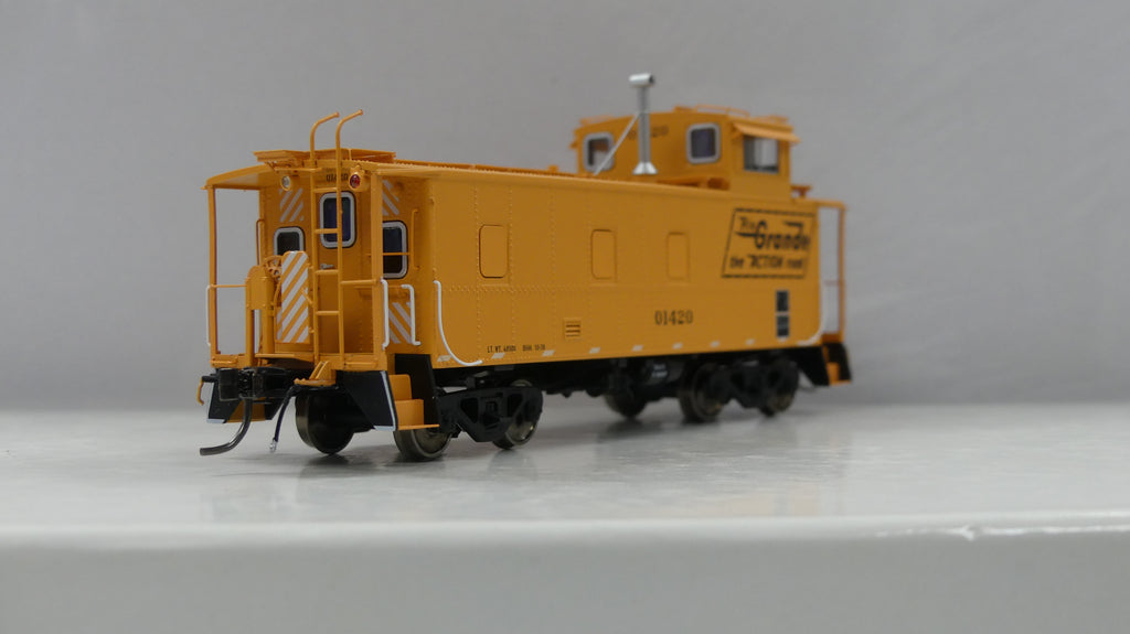 HO D&RGW End Cupola Steel Caboose w/ Late Mods: Action Road Scheme