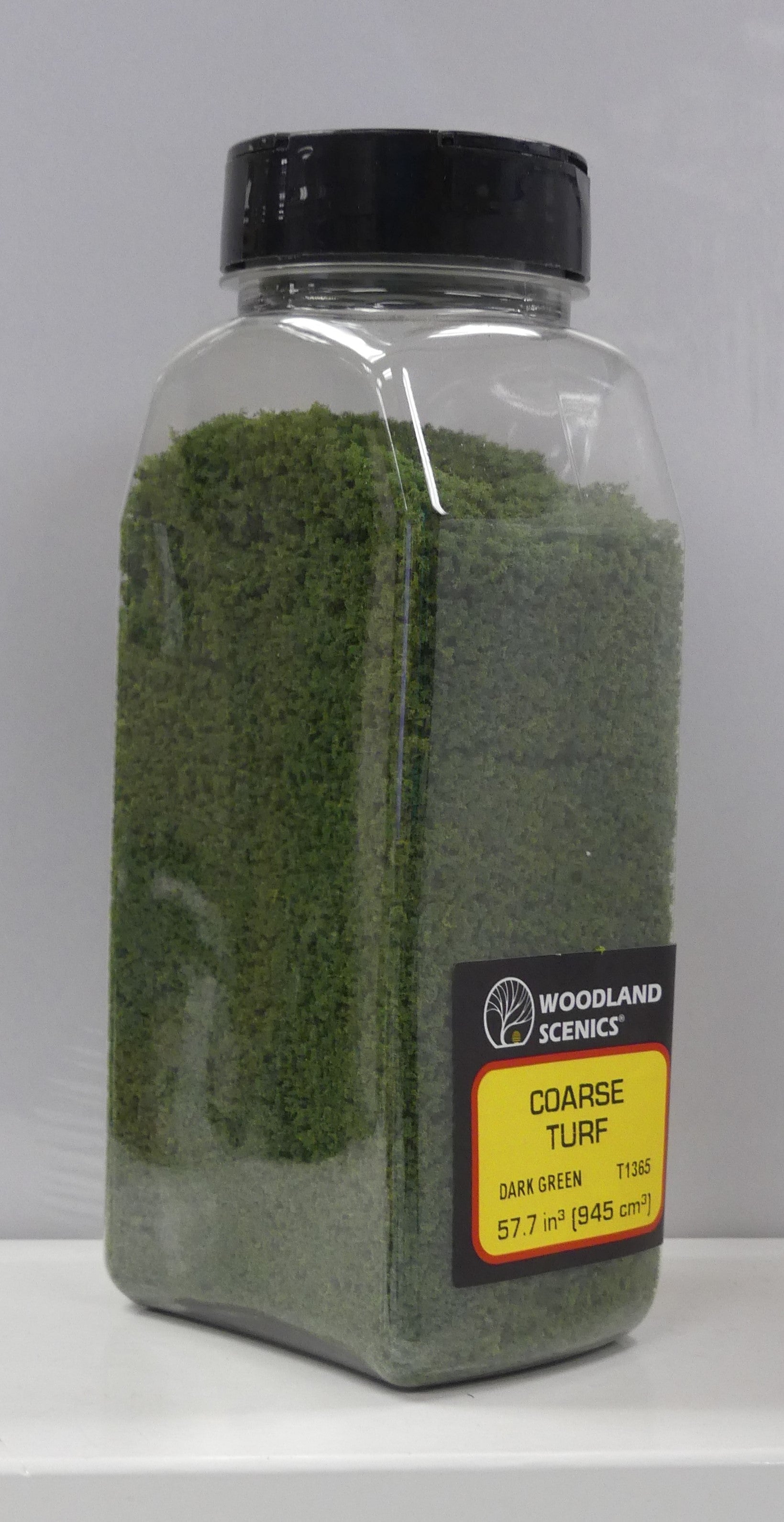 Woodland Scenics Coarse Turf Shaker - 32oz - Dark Green