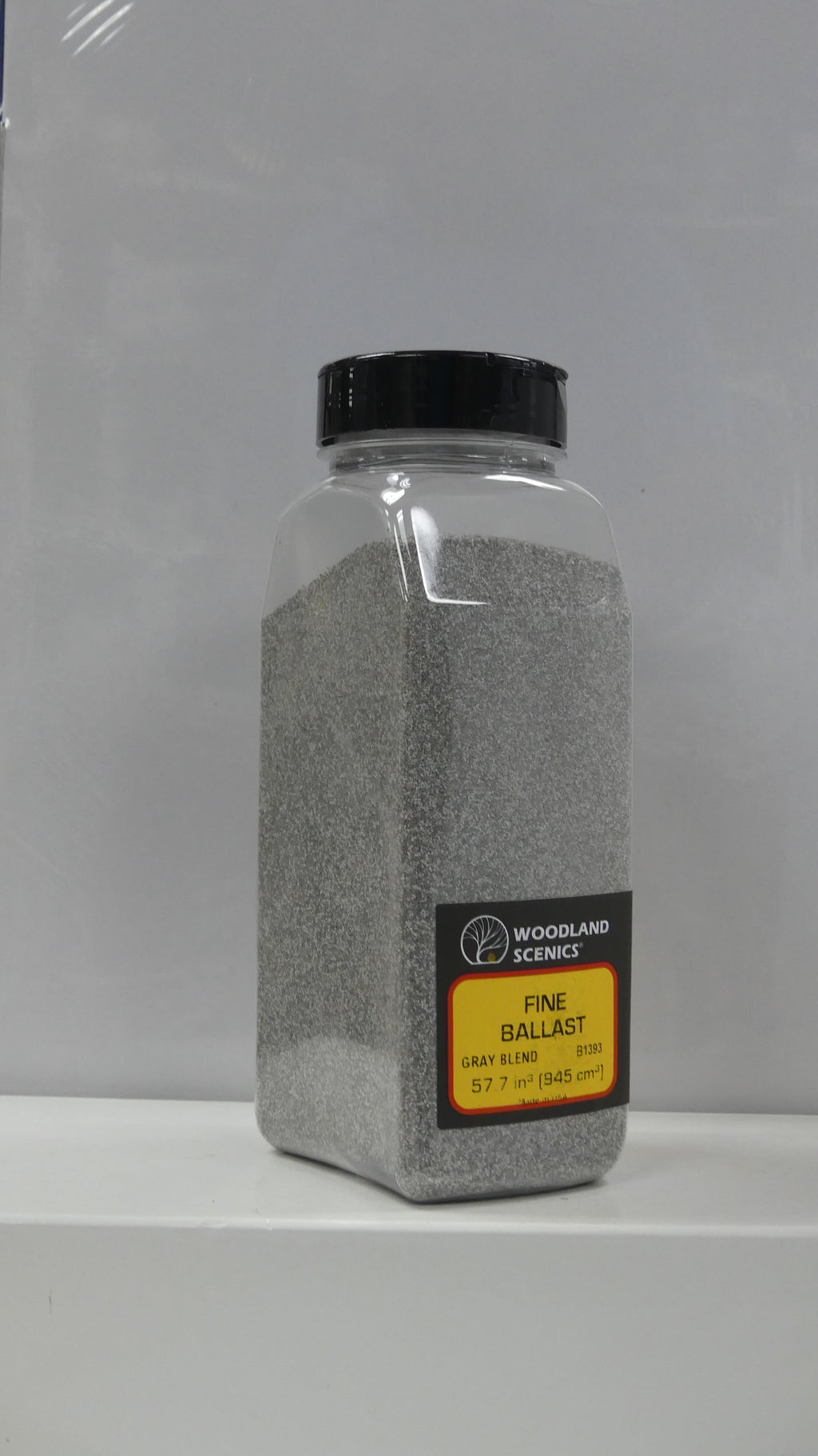 Woodland Scenics Ballast Shaker - 32oz - Fine Grey Blend