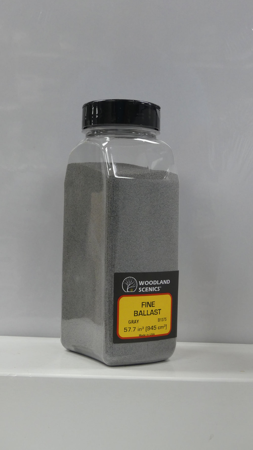 Woodland Scenics Ballast Shaker - 32oz - Fine Grey
