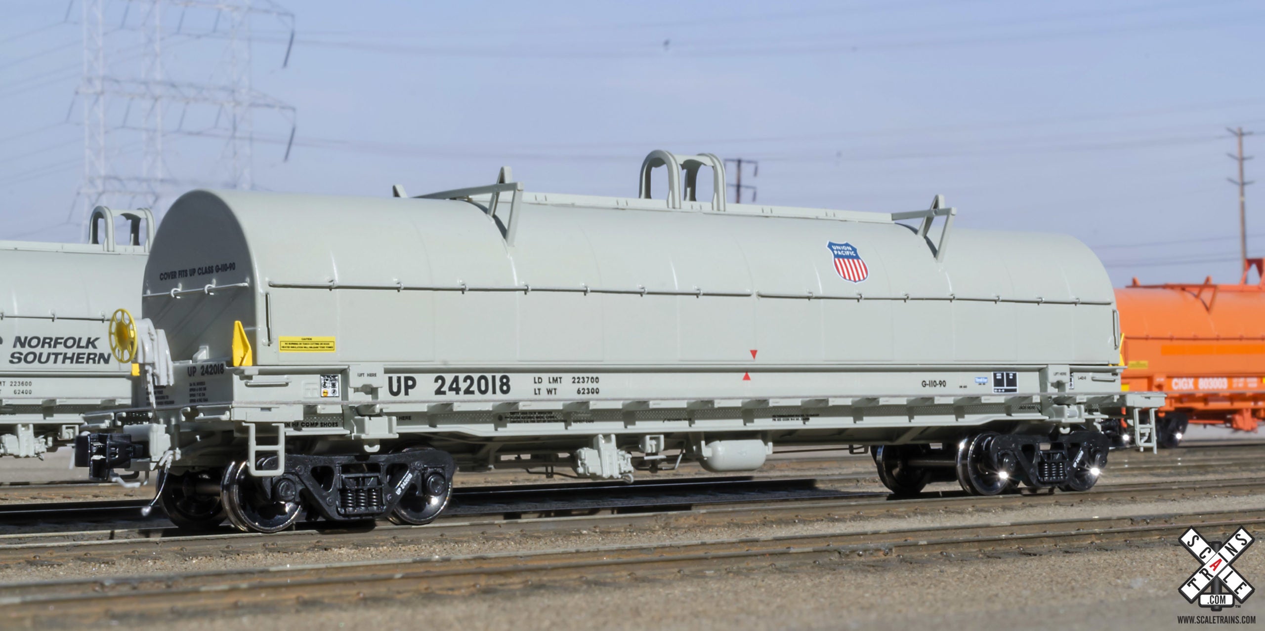 Rivet Counter HO Scale Thrall-Trinity 42’ Coil Steel Car, Union Pacific
