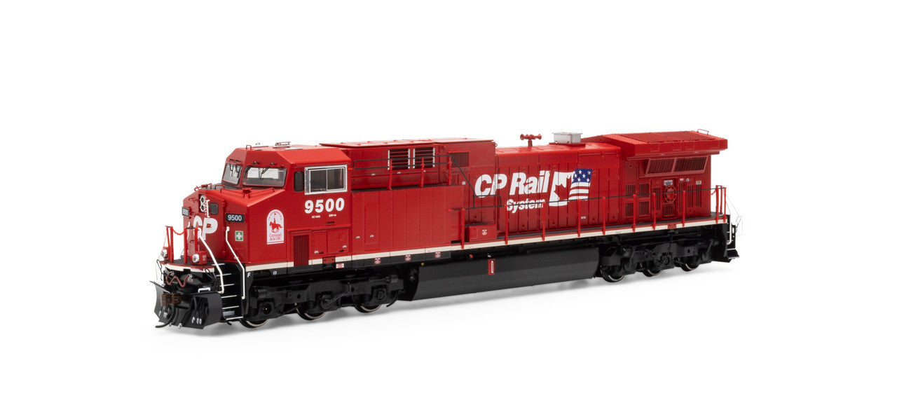 Athearn Genesis HO Scale AC4400CW Locomotive, CP Rail #9500 (RCMP Musical Ride) DCC Ready