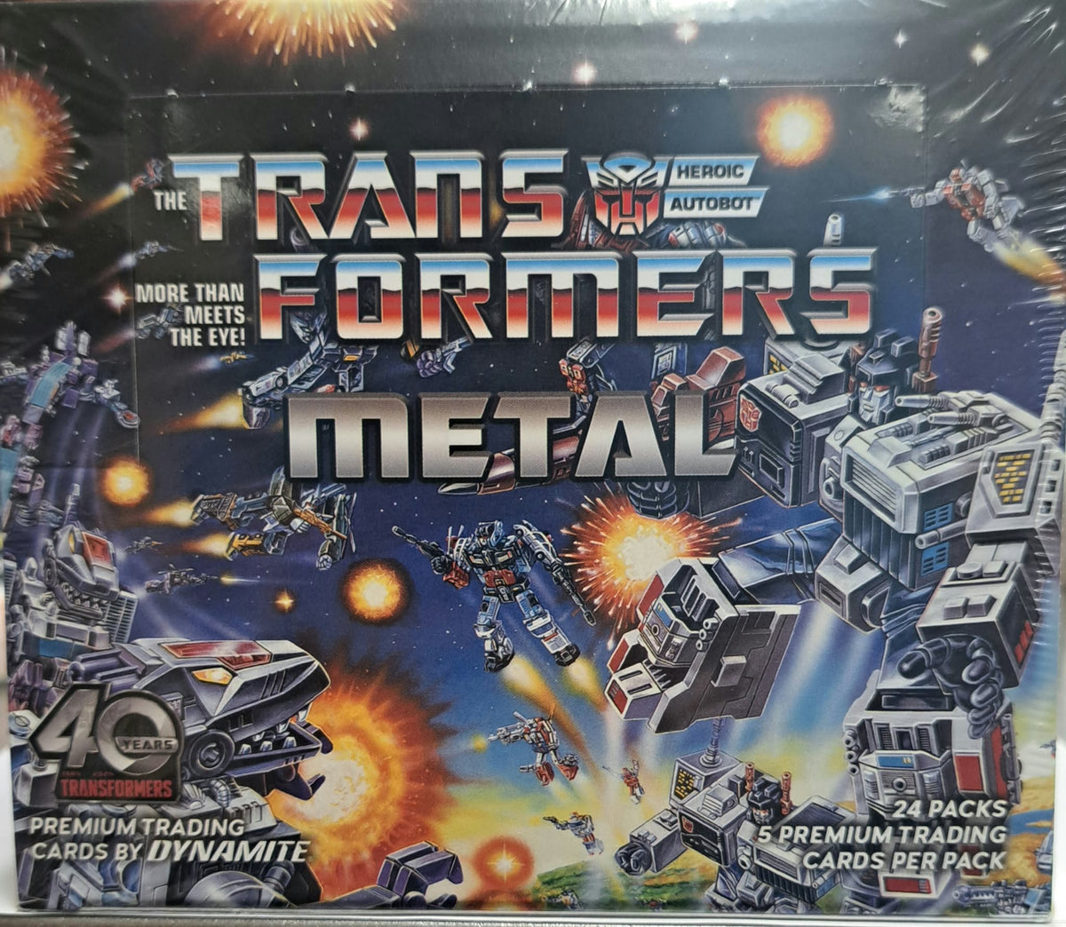 TRANSFORMERS 40TH ANNIVERSARY METAL COLLECTOR'S SET BOOSTER BOX
