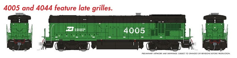 Rapido Ho Scale B30-7A Burlington Northern (Smooth Hood)  DCC Ready *Reservation*