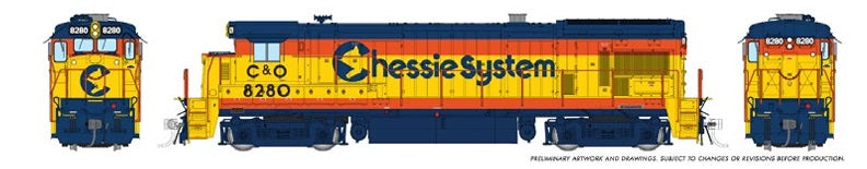 Rapido Ho Scale B30-7 Chessie System DCC & Sound *Reservation*