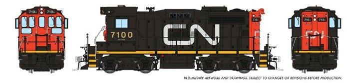 Rapido Ho Scale SW1200RSm (Sweep) CN Noodle Scheme  DCC & Sound *Reservation*