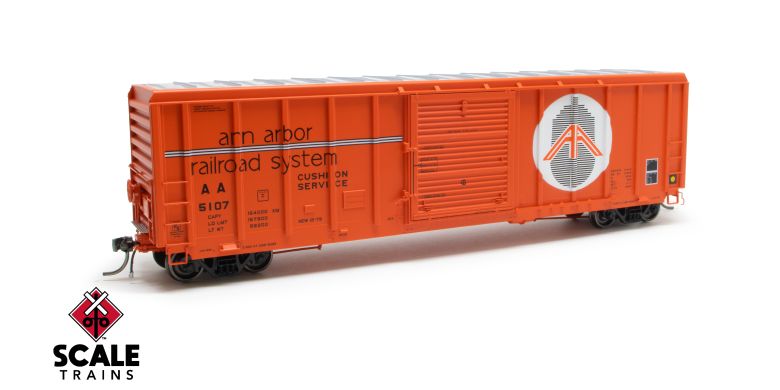 ExactRail Platinum HO Scale Pullman Standard 5344 Boxcar Ann Arbor