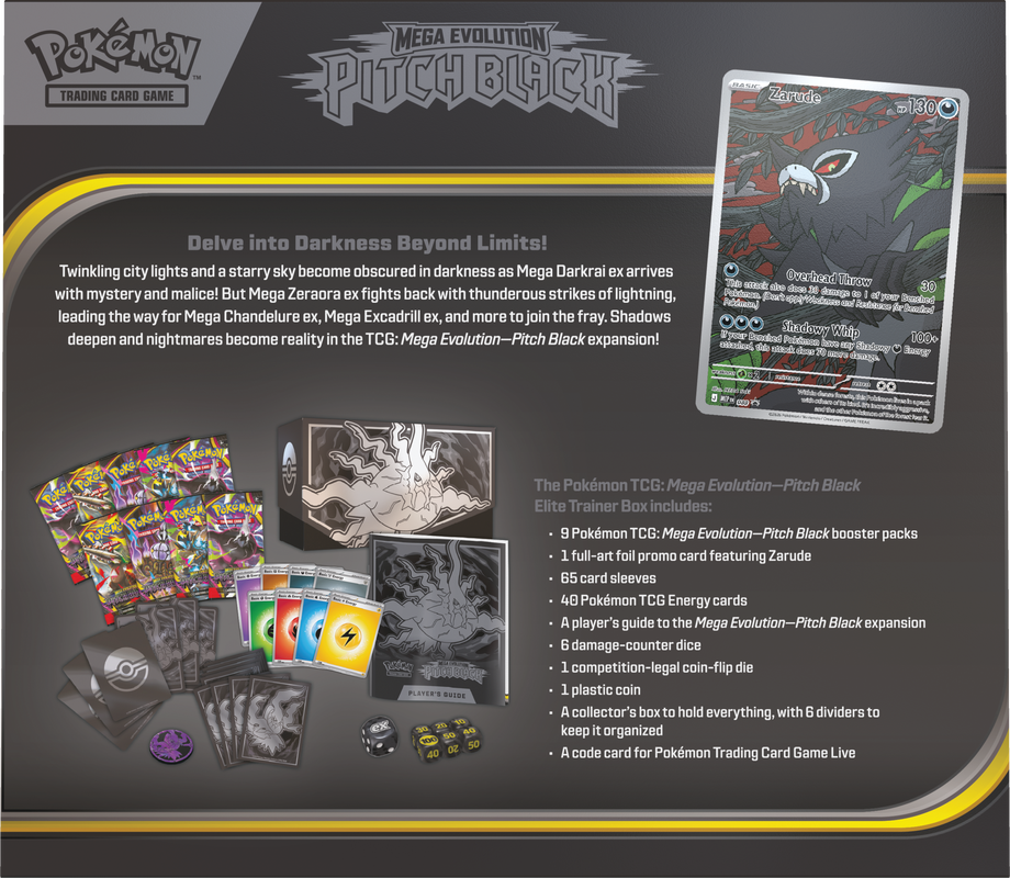 POKEMON ME05 PITCH BLACK ELITE TRAINER BOX *Reservation*