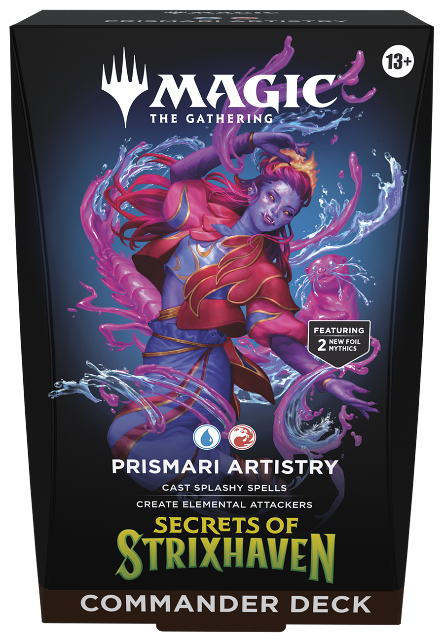 MTG Secrets of Strixhaven Prismari Artistry Commander Deck