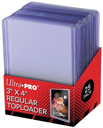 Ultra Pro TOPLOAD 3X4 REGULAR CLEAR  (pack of 25)
