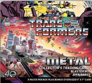 TRANSFORMERS 40TH ANNIVERSARY METAL BLASTER BOX
