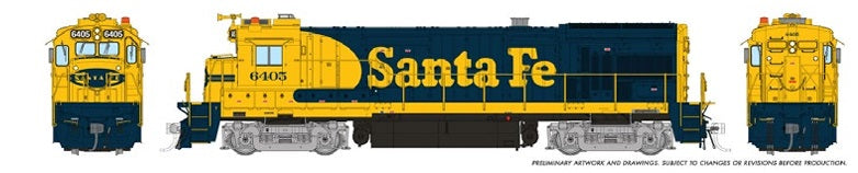 Rapido Ho Scale B23-7 Santa Fe DCC Ready *Reservation*