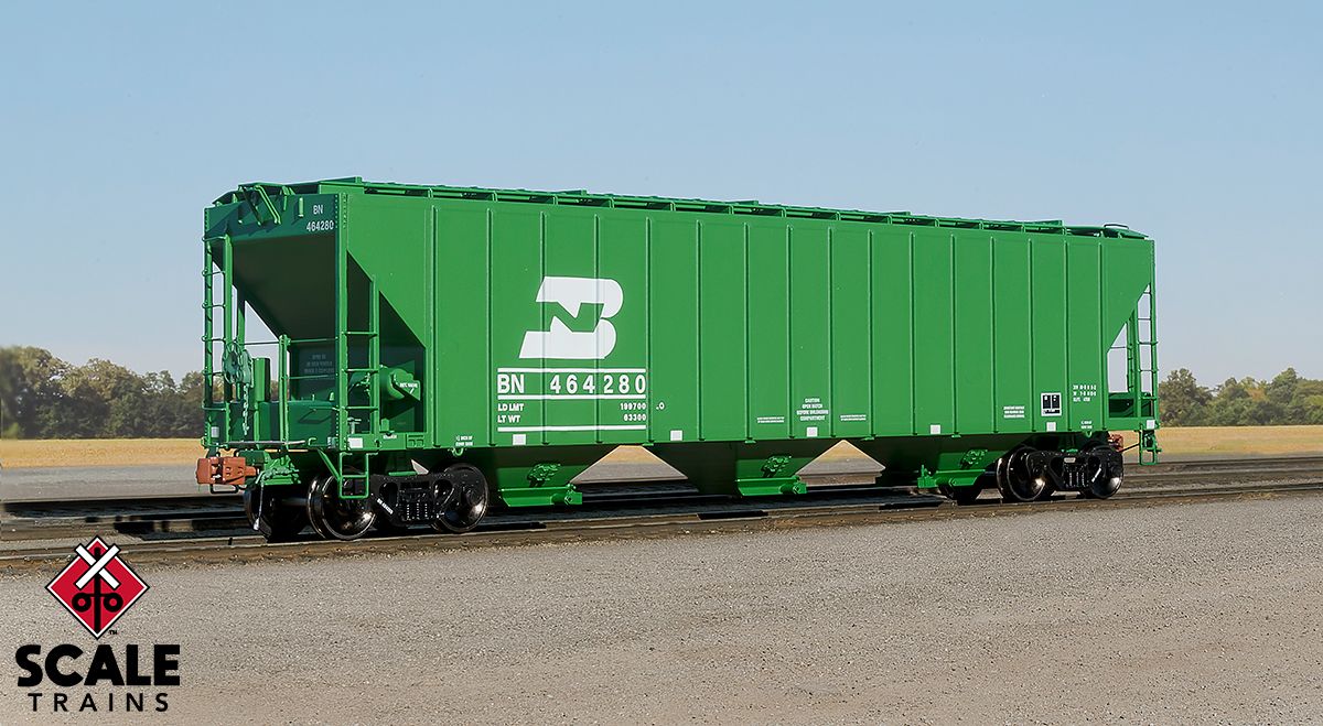 Rivet Counter HO Scale Pullman-Standard 4785 Covered Hopper Burlington Northern