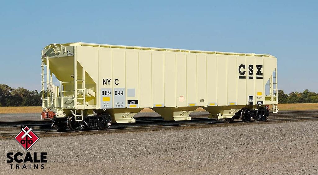 Rivet Counter HO Scale Pullman-Standard 4785 Covered Hopper CSX