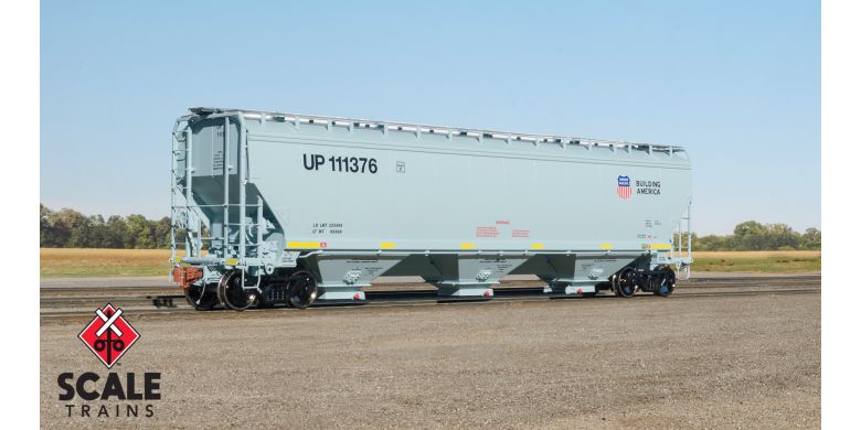 Rivet Counter  HO Scale Gunderson 5188 Covered Hopper, Union Pacific/High Reporting Marks