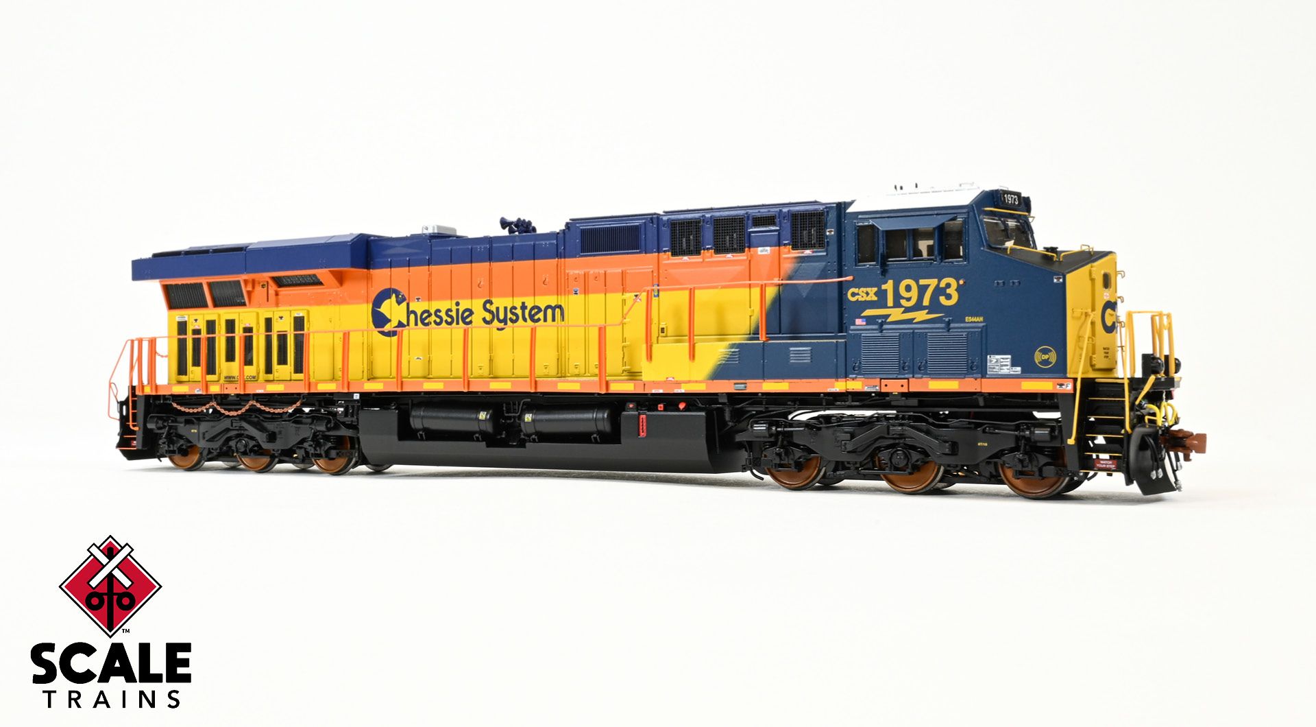 Scaletrains Rivet Counter Ho Scale ES44AH CSX Heritage (Chessie System) DCC Ready #1973