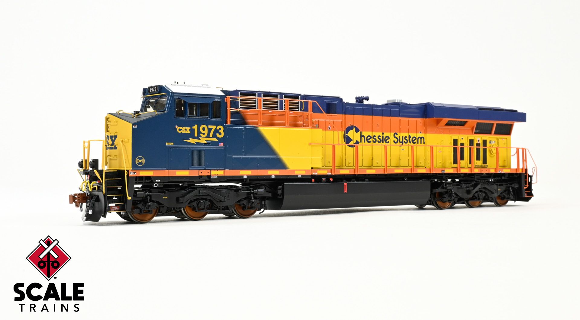 Scaletrains Rivet Counter Ho Scale ES44AH CSX Heritage (Chessie System) DCC Ready #1973