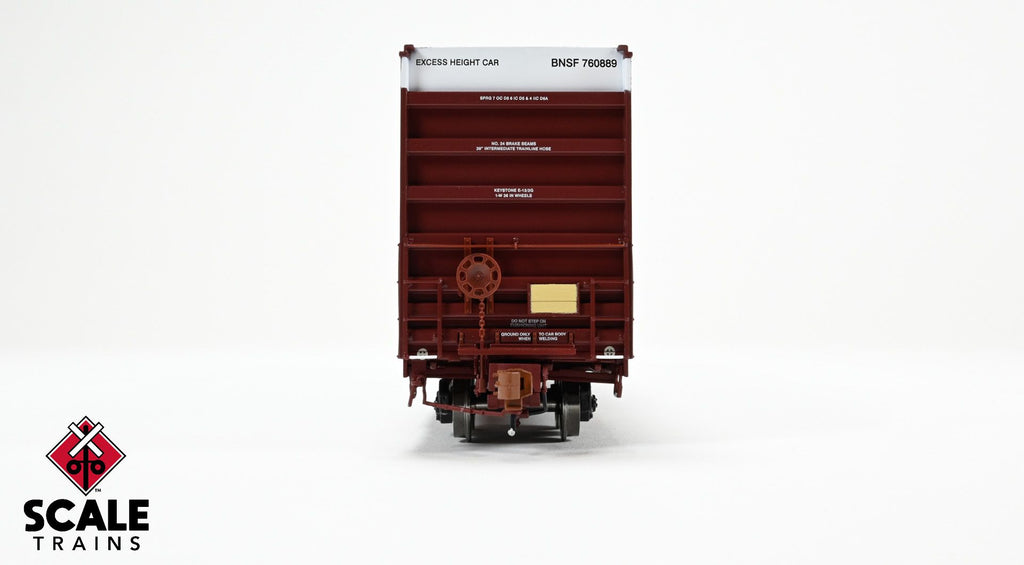 Rivet Counter HO Scale Trinity 60' 7500 12' Plug-Door High-Cube Boxcar, BNSF/Circle Cross Logo