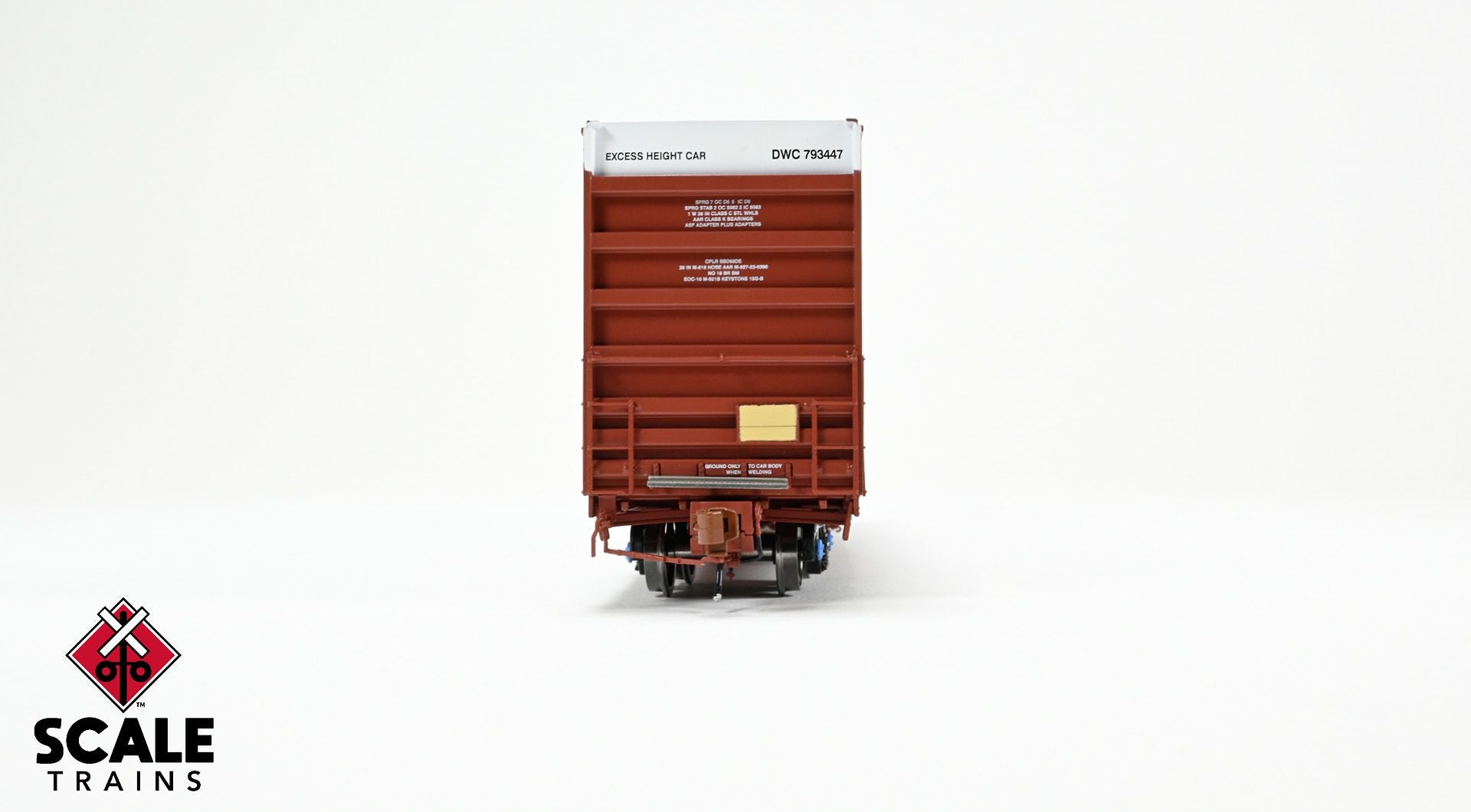 Rivet Counter HO Scale Trinity 60' 7500 8' Double-Plug-Door High-Cube Boxcar, Canadian National/Conspicuity Stripes/DWC