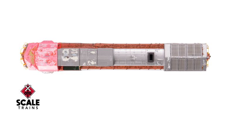 Scaletrains Rivet Counter HO Scale GE DASH 9-44CW, BNSF/ex-Santa Fe Warbonnet Patch/Heritage II Replacement Door#674 DCC & Sound