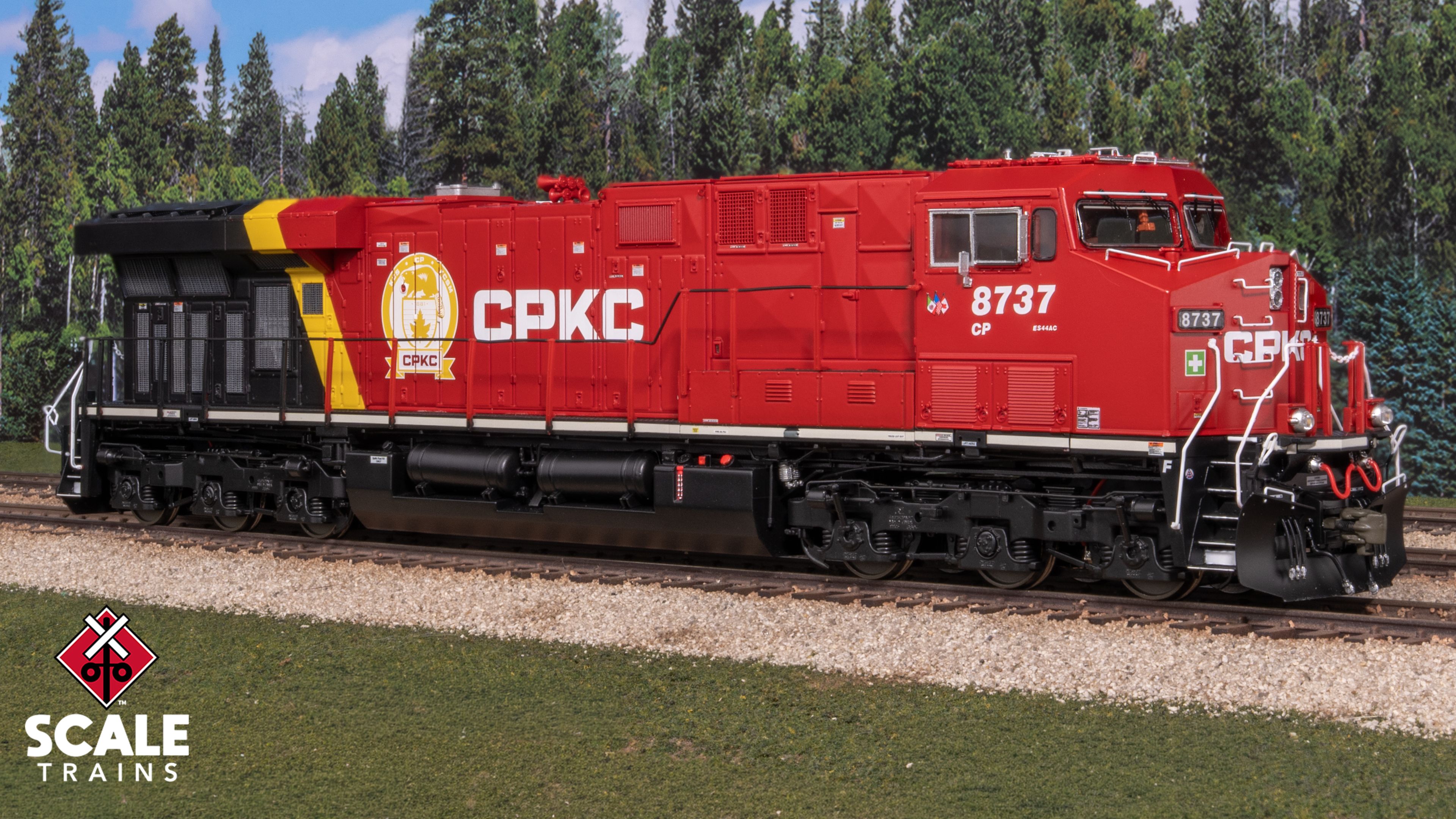Scaletrains Rivet Counter HO Scale ES44AC,CPKC #8737 DCC Ready