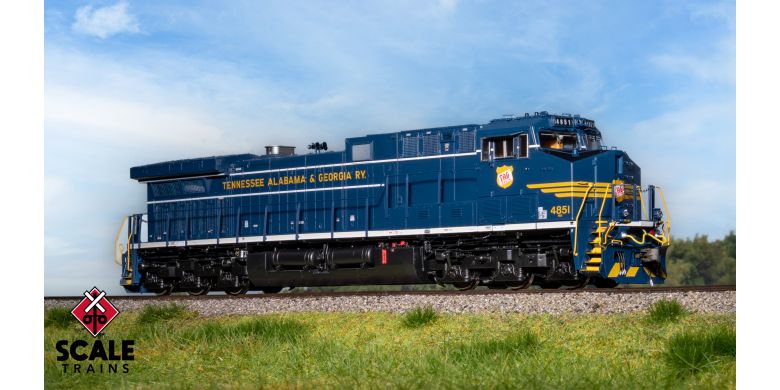 Rivet Counter HO Scale Wabtec AC44C6M NS/Heritage/Tennessee, Alabama & Georgia #4851 DCC & Sound * Reservation*