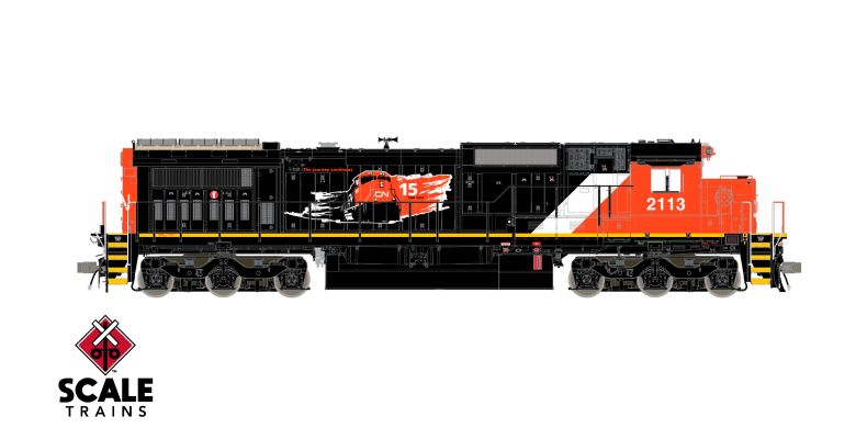 Scaletrains Rivet Counter HO Scale GE DASH 8-40C, Canadian National/15 Years/DPU Lights DCC Ready *Reservation*