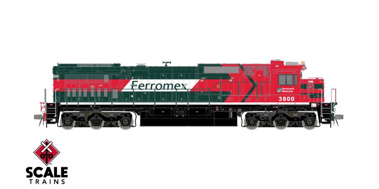 Scaletrains Rivet Counter HO Scale GE C30-S7MP, Ferromex/Diabla/Rotary Beacon DCC & Sound *Reservation*