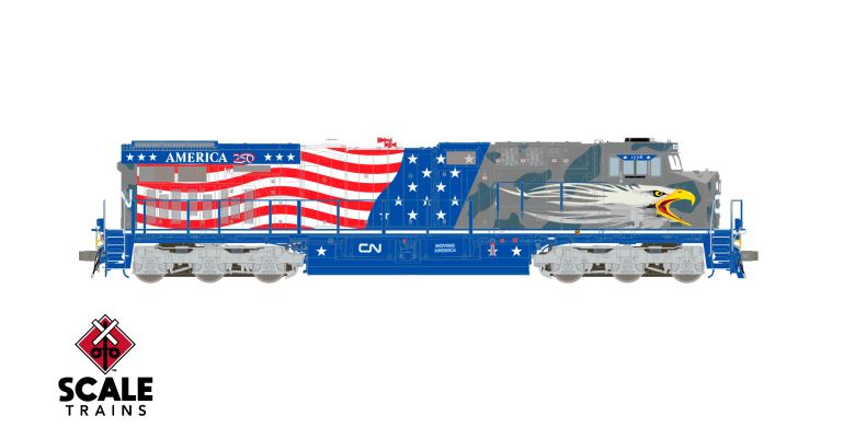 Scaletrains Rivet Counter GE ET44AC HO Scale CN Screaming Eagle #1776 DCC & Sound *Reservation*
