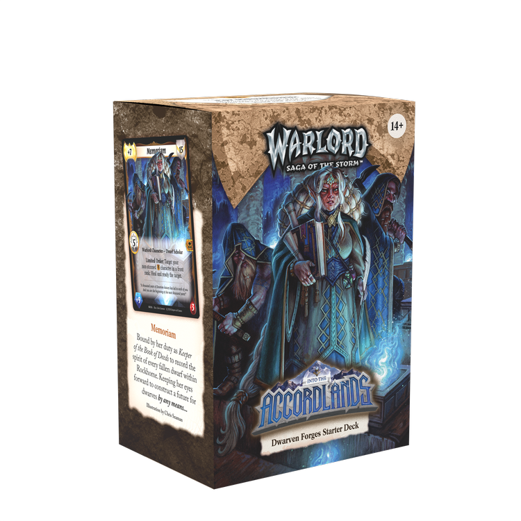 Warlord: Saga of the Storm: Into the Accordlands: Dwarven Forges Starter Deck